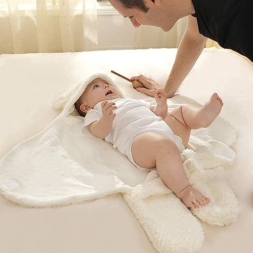 Baby Swaddle Blanket,Baby Sleeping Bag,Newborn Essentials Softness Plush Baby Sleeping Receiving Blanket for Babies 6-12 Months - Image 6
