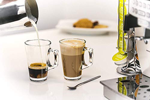 Cafe Latte 240ml Glasses [2 Pack] by Fusion