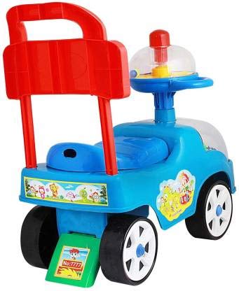 Image of Negi Ride On Funny Car /Rider for Kids /Child, 2+ Years Boys Girls, Fun Ride Toy (Colour May Vary)