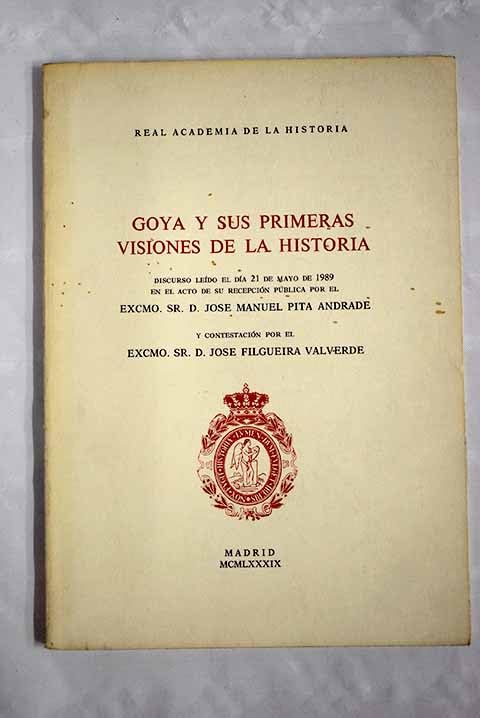 Goya y Sus Primeras Visiones documentation séminaire art