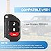 Smart Key Fob Replacement Fits for Jeep Wrangler 2018 2019 2020 2021 2022 2023 2024 Proximity Keyless Entry Remote Start Control 433 Mhz OHT1130261 ID4A 68416782AA 68416782AB 68416782AC 68416782AD