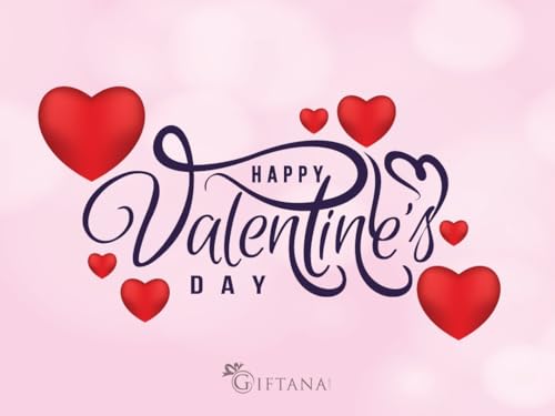 Image of Giftana Personalized Valentines Gift Set - Coffee Tumbler with Temperature Display, Brownie Brittle & Valentines Day Card - Valentine Gift for Girlfriend Boyfriend, Travel Mug 420ml - White