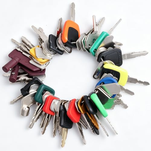 Image of 58 Pro Heavy Equipment Key Master Set, Construction Machine Operator Keys