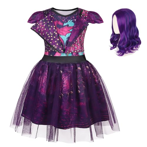 Disfraz Mal para Niñas Cosplay Evie Princesa Halloween miniatura 1