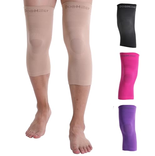 Doc Miller 2 Pack Knee Compression Sleeve Brace for Men