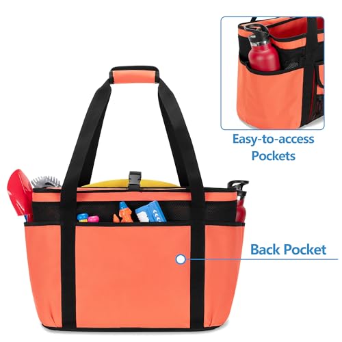 Fasrom XL Mesh Beach Tote with Cooler