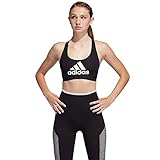 Herausnehmbare Polster adidas Performance Don\'t Rest Badge of Sport Sport-BH Damen schwarz/weiß, S