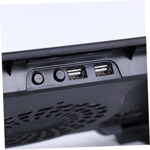 Base refrigerante para laptop con 5 ventiladores USB ajustable miniatura 2
