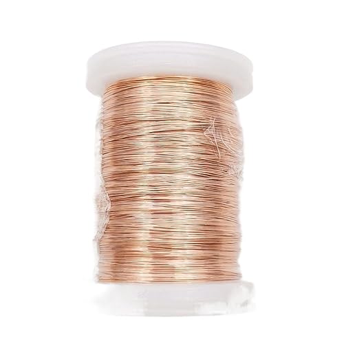 Cable Flexible Electric Machine Magnet Wire, 0.1mm 0.13mm Magnetic Coil Winding, QA-1 Enameled Copper Wire for DIY Electromagnet Making 100g Extension Connector(Color:0.25mm 100g)