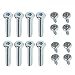 Dime Bag Hardware Inline Skate Axles 8-Pack 30mm Roller Blade Replacement Nuts and Bolts