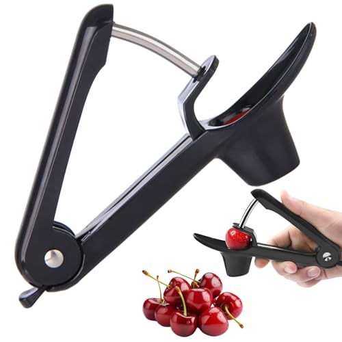 Dénoyauteur à cerises et à olives, Dénoyauteur de Cerises Manuel, Cherry Pitter, Denoyauteur Cerise Et Prune, dénoyauteur en acier inoxydable, pour...