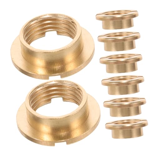 KAILIKETIY 8pezzi Dadi del Meccanismo Orologio Quarzo Dadi del Movimento Orologio per Sostituzione del Meccanismo al Quarzo Kit Accessori per Riparazione