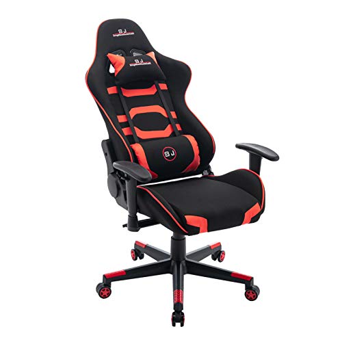 PC Gaming Stuhl für Jugendliche Drehstuhl, Gaming Bürostuhl kleiner Bürostuhl für X Rocker Dxracer Xrocker Umi Gaming Stühle, Computer Stühle, Rot