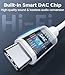 USB C to 3.5mm Audio Headphone Adapter, Type C to Headphone Jack Adapter, Aux Audio Dongle Cable Cord Compatible with iPhone 17 Pro Max/16/15,Samsung Galaxy S25 Ultra/S24/S23,Pixel,iPad Pro, 2 Pack