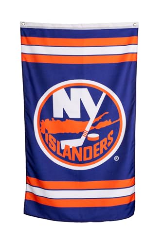Calhoun NHL Officially Licensed Indoor Team Logo Wall Banner - New York Islanders (30" by 50")