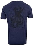 howitzer style - maglietta da uomo con scritta defiant patriot military grunt mfg, grigio, xx-large