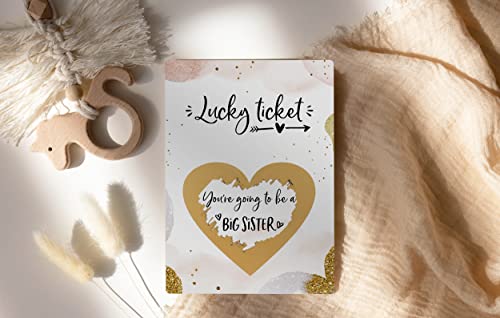 Image of Joli Coon You're going to be a big sister - Scratch card - Big Sister announcement