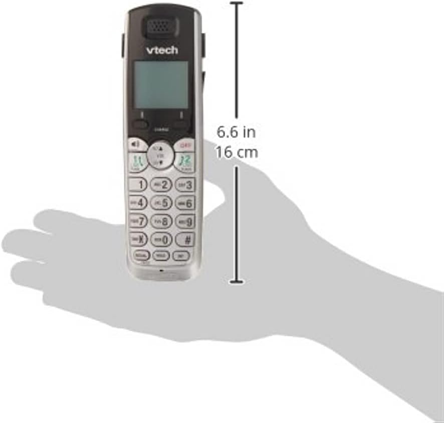 VTech DS6101 Cordless Handset with dimensions