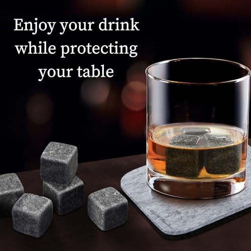 A&A Wonders W-S 100 Premium Whiskey Stones 100% Natural Granite Set Of 9 Chilling Rocks Stone Reusable Ice Cubes thumb #3