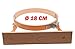 Bastidor para Bordar con Pie de Madera | Círculo central de 18cm...