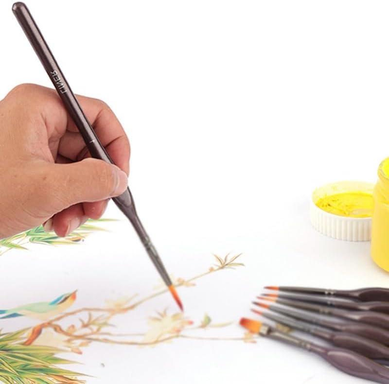 Triangle Pole - Line Drawing Brush Set Oil Painting Edge BrushWatercolor image 5