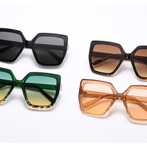 Nuevas Gafas de Sol cuadradas con gradiente de Moda 2025, Gafas de Sol de Lujo a la Moda con decoración de Diamantes, Gafas de Sol con protección UV400