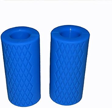 qibylift Pull Up Thick Bar Adapter, Weight Grip Bar Fit for Standard Barbell - Dumbbell Handle Grips, Silicone Rubber Barbell Grips for Weight Lifting Cable Attachments & Fitness Training