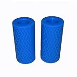 qibylift Pull Up Bar Thick Bar Adapter, Weight Grip Bar Fit for Standard Barbell - Dumbbell Handle Grips, Silicone Rubber Barbell Grips for Weight Lifting Cable Attachments & Fitness Training