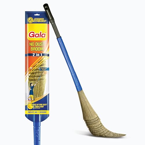 Gala No Dust Floor Broom- (Freedom from New Broom Dust-...