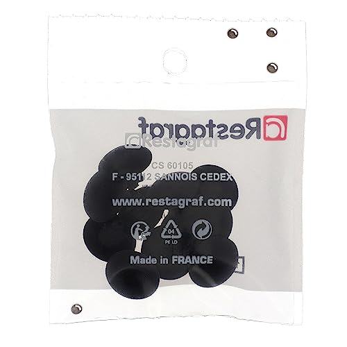 Restagraf M8 Tapped Hole Clipper Shutter Set of 10 Black, Sachet de 10 pièces - Image 3