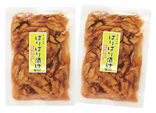 無添加 ぱりぱり漬け 120g×2袋★コンパクト★ 国内産 減農薬 割り干し 大根 ・ 昆布 ・ にんじん使用、パリパリとした食感、程よい甘みと辛み。