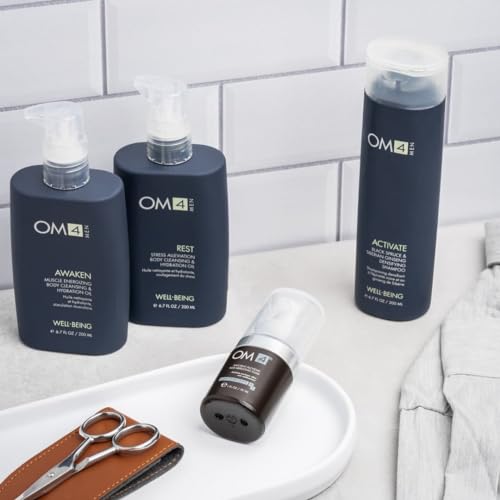 Organic Male OM4 Activate: Black Spruce & Siberian Ginseng Hair Densifying Shampoo, Stimulating and Nourishing haircare image 4