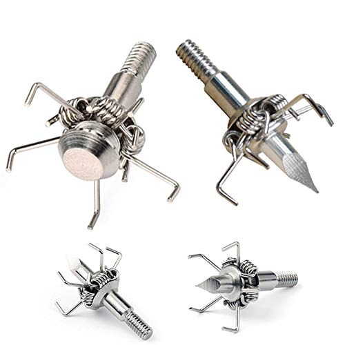 Linkboy Archery Judo 100 Grain Broadheads Arrow Points Tips Crossbow Compound Bow Hunting