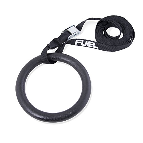 Fuel Pureformance Gymnastics Ring with Straps, Black