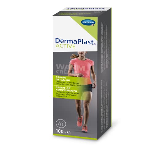 DERMAPLAST ACTIVE Wärmecreme, nährend und feuchtigkeitsspendend, vor und nach körperlicher Anstrengung, fördert Muskelentspannung, Stöße, Prellungen, Entzündungen, Bandverletzungen, 100 ml