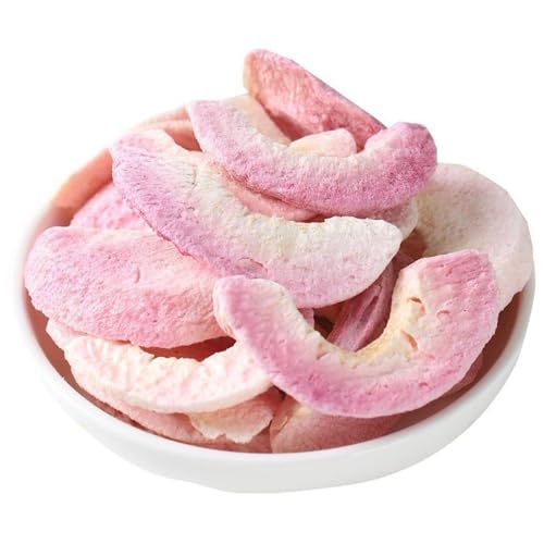 ドライ桃180グラム、フリーズドライ桃、フリーズドライフルーツ、桃のフレーク、フルーツスナック、焼き材料です