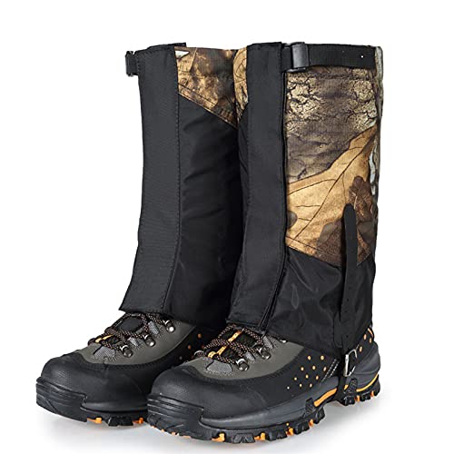 LHNT Guêtres de Randonnée Imperméables Guêtres De Jambes Camouflage en Plein Air pour Escalade Chasse Randonnée Leggings Respirantes Cover