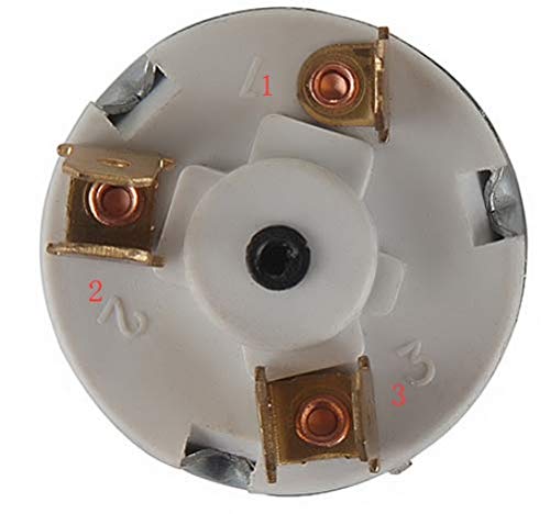 Mdy 31973K4183 Spb501,551508G Waterproof Ignition Key Starter Switch With 3 Position 5 Terminal 2 Keys Replacement For Cars, Motorcycles, Boats Tractor,Trailer,Digger,Agricultura #TOP4
