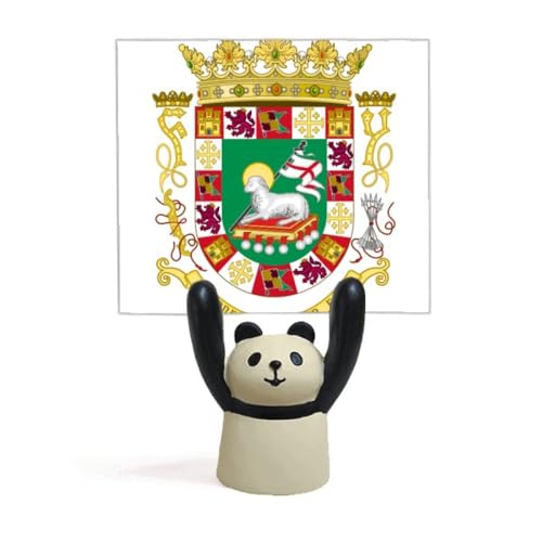 Support emblème Porto Rico panda idéal pour personnaliser sa voiture