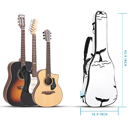 Housse étanche pour guitare acoustique avec double bandoulière et poche Gris ananas, Multicolore 02, 42.9×16.9×4.7 in… - Les Beatles, Paul McCartney, John Lennon, RIngo Starr, George Harrison Housse étanche pour guitare acoustique avec double bandoulière et poche Gris ananas, Multicolore 02, 42.9x16.9x4.7 in… – Image 6