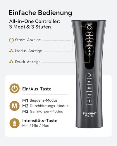 FIT KING Beinmassagegerät für Füße Waden&Oberschenke, Entspannung Erholung – Ansicht 8