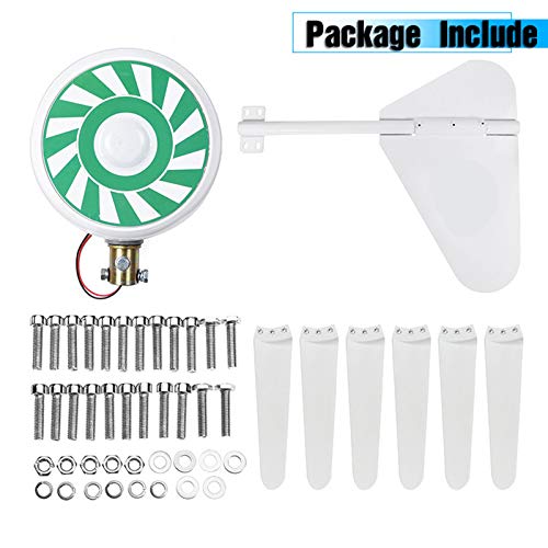 6000W Vertikale Windkraftanlage 24V/48V/220V - Windgenerator Für Haus & Garten