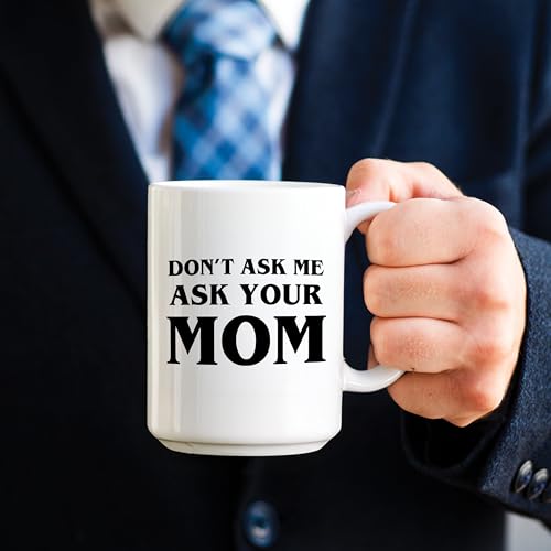 Taza de cerámica Hogg para papá 15 oz Ask Your Mom miniatura 4