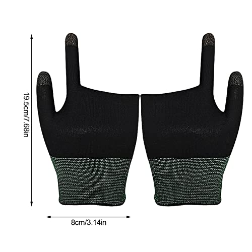 Luvas de dedo para jogos | Mangas de dedo de jogo | 1 par de capas de dedo respiráveis ​​para tela s