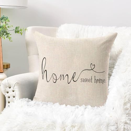 Housse coussin de ferme 45,7 cm aux finitions textiles soignées
