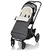 Bunting Bag for UPPAbaby Vista, V2, V3, Cruz, V2, V3 RumbleSeat, V2, V3 Ridge, Minu Strollers, Warm and Ultra-Plush Waterproof Stroller Footmuff, Extendable Winter Stroller Cover, Sleeping Bag