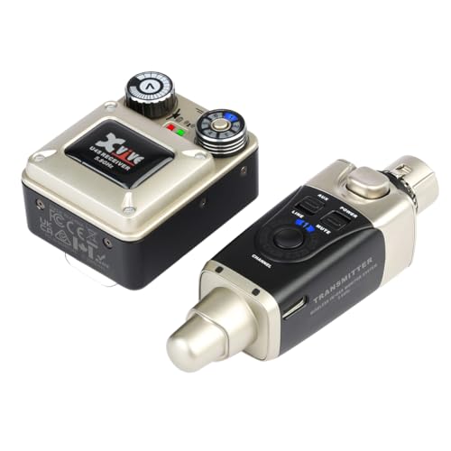 Xvive U45 Wireless in Ear Monitor System 5.8ghz IEM System Transmitter and bodypack Receiver for Studio Band Rehearsal - Image 2