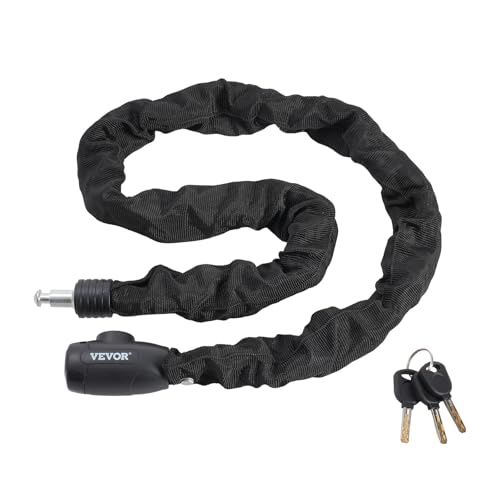 VEVOR Lucchetto a Catena per Bicicletta, Lucchetto a Catena per