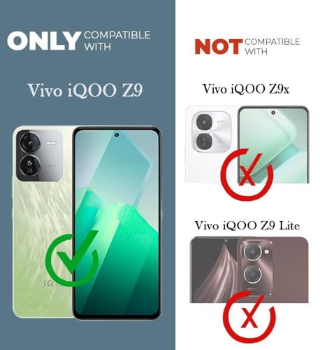 Image of Jkobi Back Case Cover for Vivo IQOO Z9 5G (Silicone Clear Shockproof Case with Camera Protection | Soft and Flexible | Transparent)