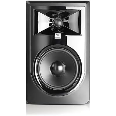 JBL Professional 306P MkII 6-Inch 2-Way Powered, Active Monitor Speaker for Near Field Music Production, Studio Monitor, Desktop Computer, Hi-Fi Audio. Sold individually, Black